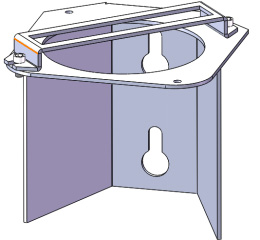 地下管網低功耗采集微系統(tǒng)安裝支架